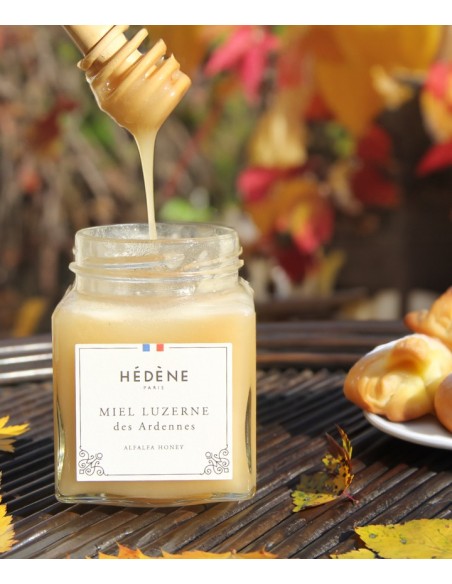 Glas med Hédéne honning, Luzerne des Ardennes, Frankrig