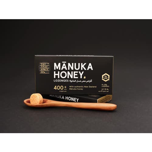 Pakke med Manuka Honning MGO 400+ Pastiller fra New Zealand
