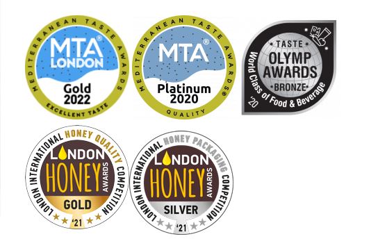 Foto med diverse awards  vundet i London 