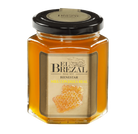 Glas med El Brezal honning med gele royal, fra Spanien