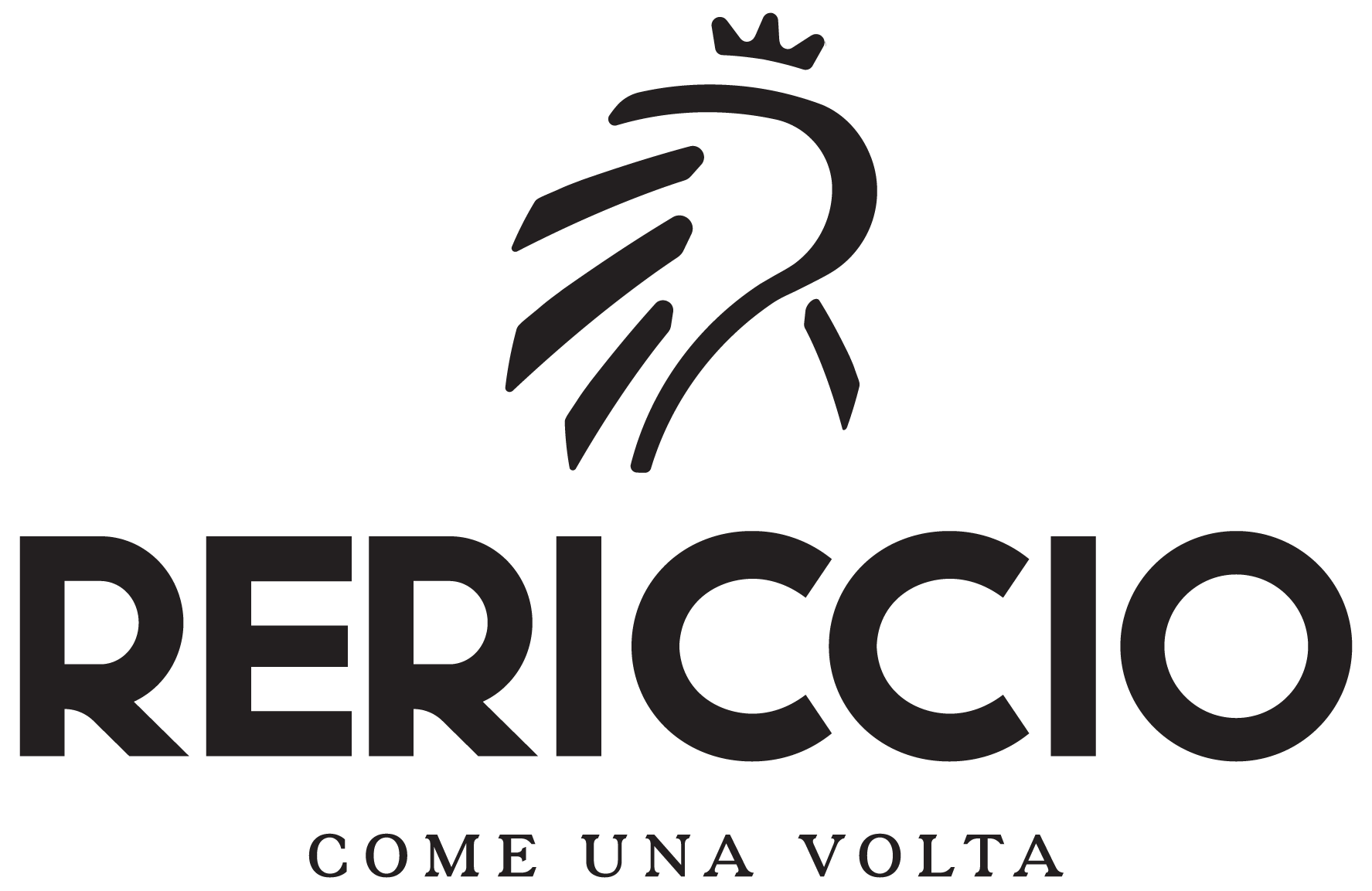 Logo  med Rericcio på gennemsigtig baggrund